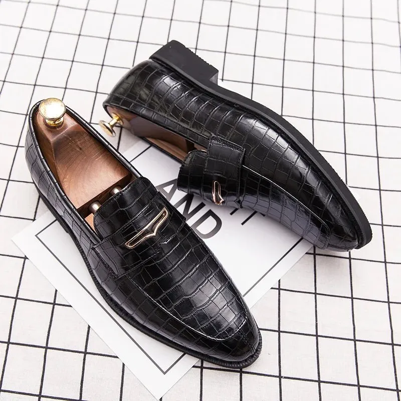 Soliqlo Classico Italiano – Genuine leather loafers, large sizes