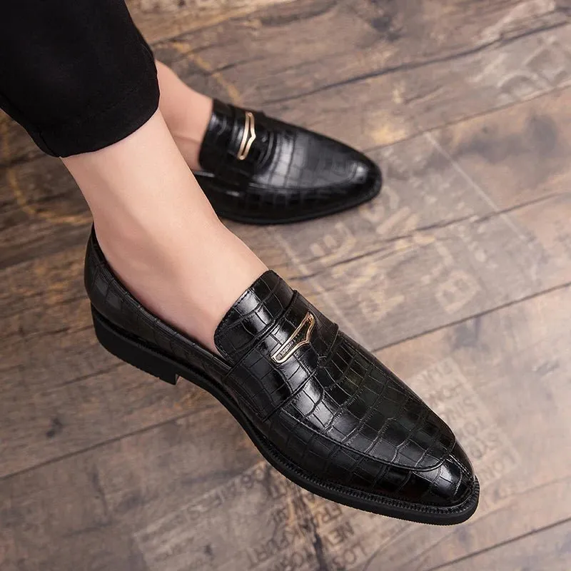 Soliqlo Classico Italiano – Genuine leather loafers, large sizes