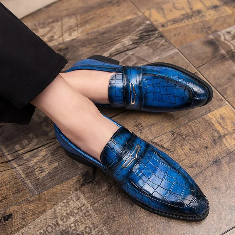 Soliqlo Classico Italiano – Genuine leather loafers, large sizes