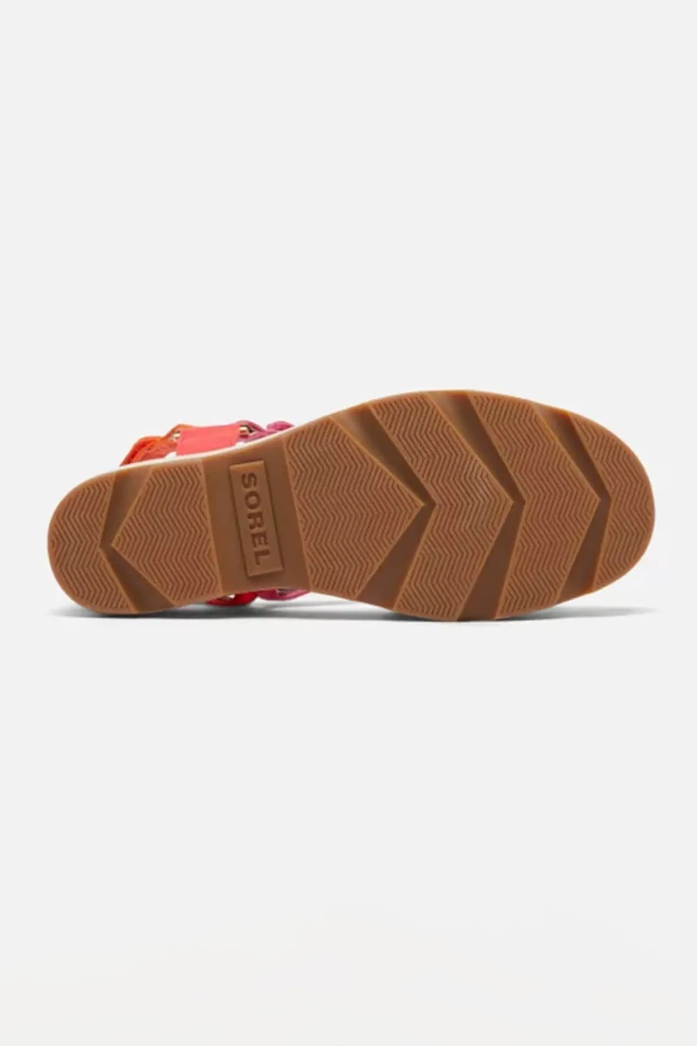 Sorel Joanie IV Strap Wedges for Women in Multi Red | 2069781-617