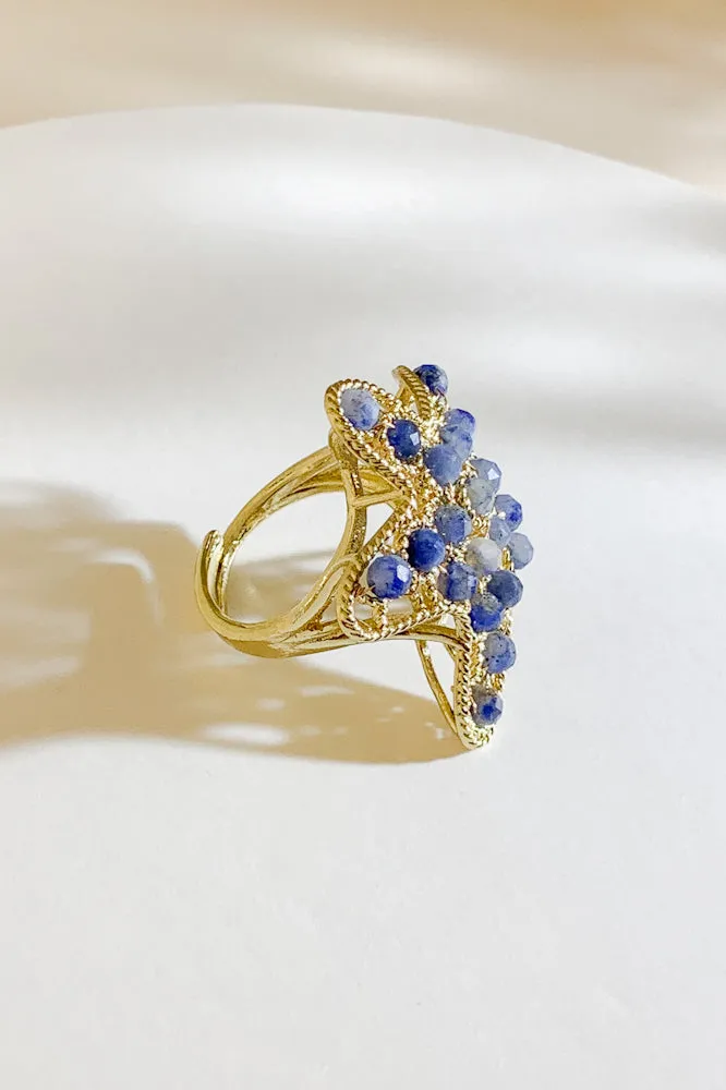 Starfish Gemstone Ring