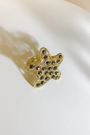 Starfish Gemstone Ring