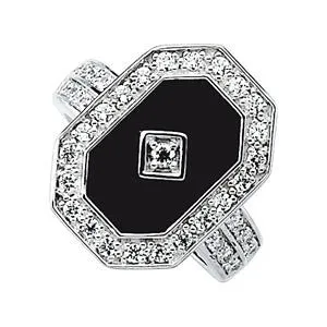 Sterling Silver Halo-Style Ring, Size 7
