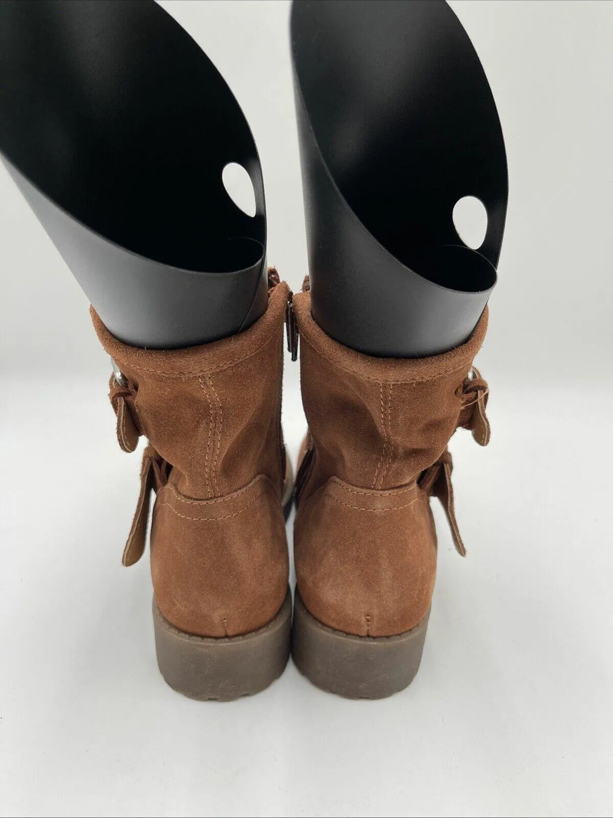 Steve Madden Alick Motorcycle Bootie Women's Brown Size 6 - Very Good