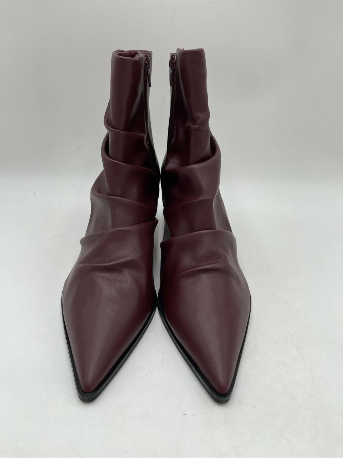 Steve Madden Maxxine Bootie Women's Wine Size 8.5 - Very Good