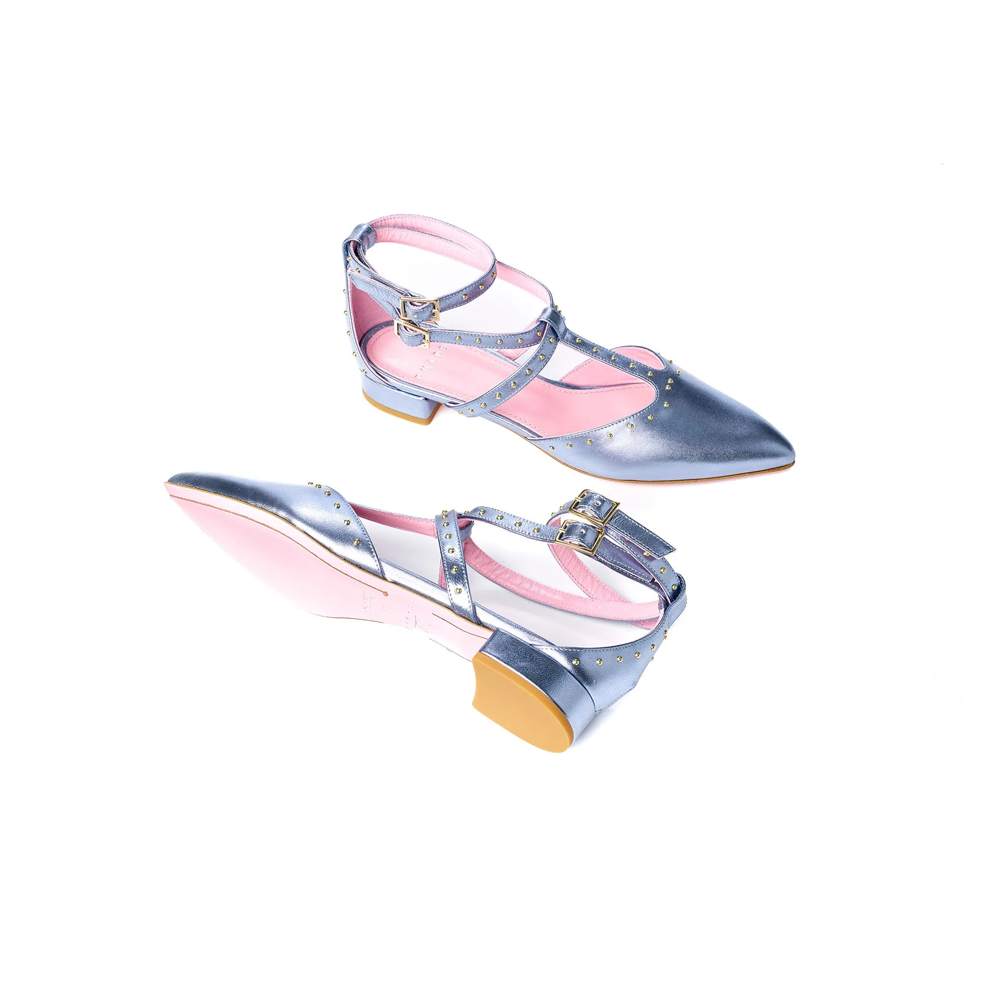Studded Pointed Flat