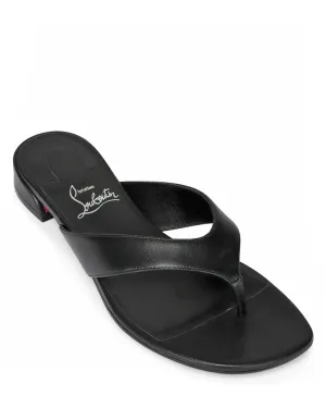 Sweet Jane Thong Sandal in Black