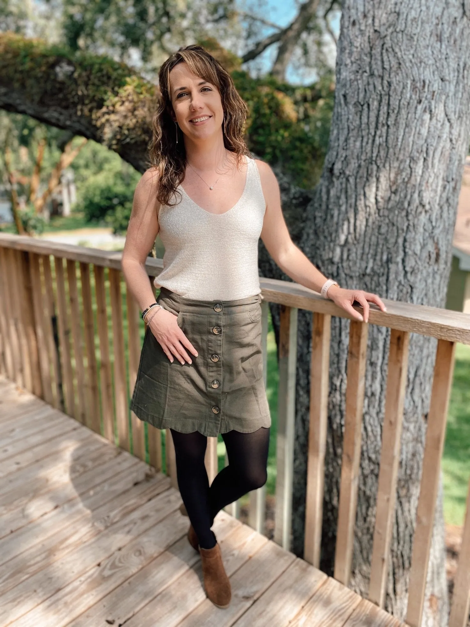 Sylvie Scalloped Skirt