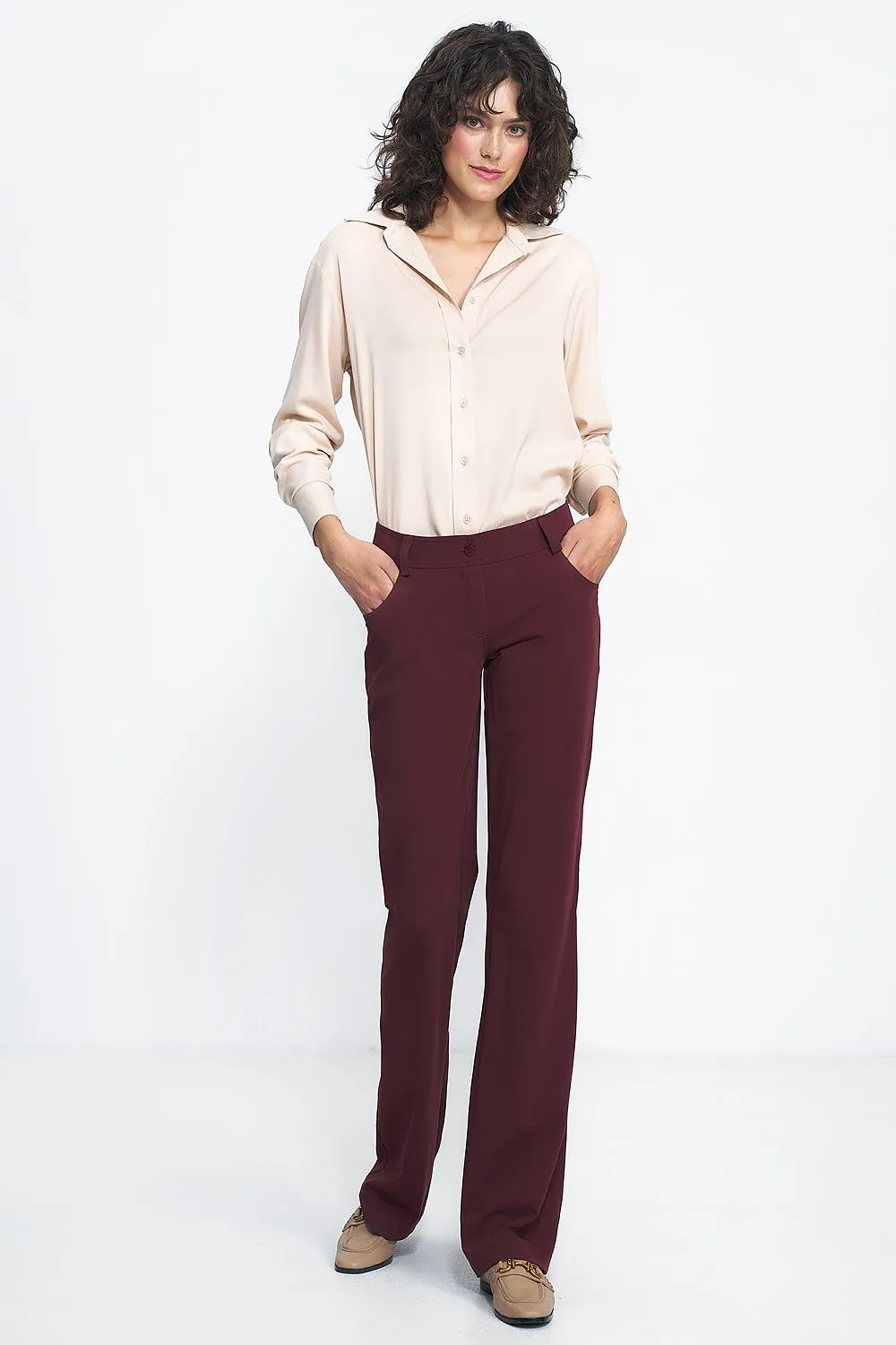Tailored Bootcut Trousers Elegance