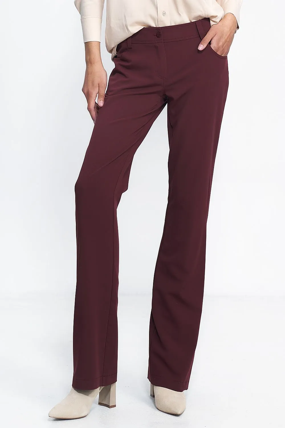 Tailored Bootcut Trousers Elegance