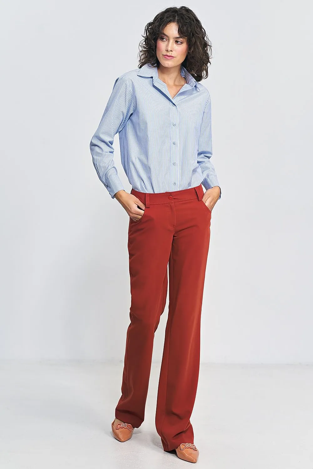 Tailored Bootcut Trousers Elegance