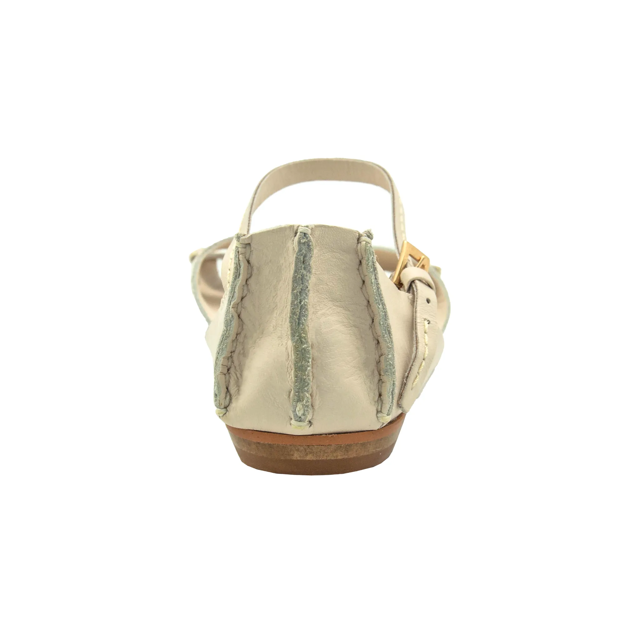 Tajali Leather Sandals - Mascarpone