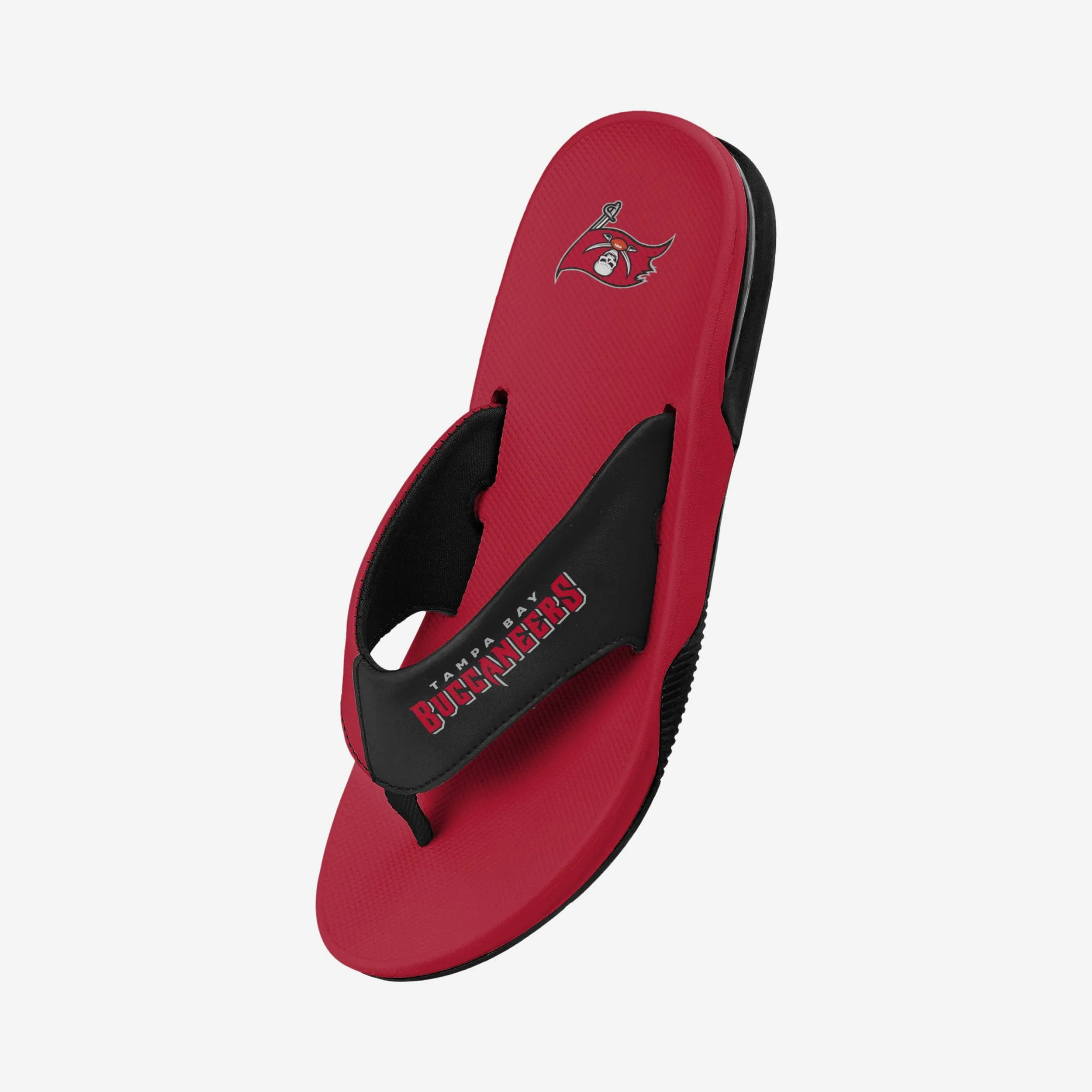 Tampa Bay Buccaneers Team Color Contour Flip Flop