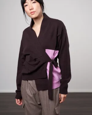 tierney wrap cardigan - auber 357