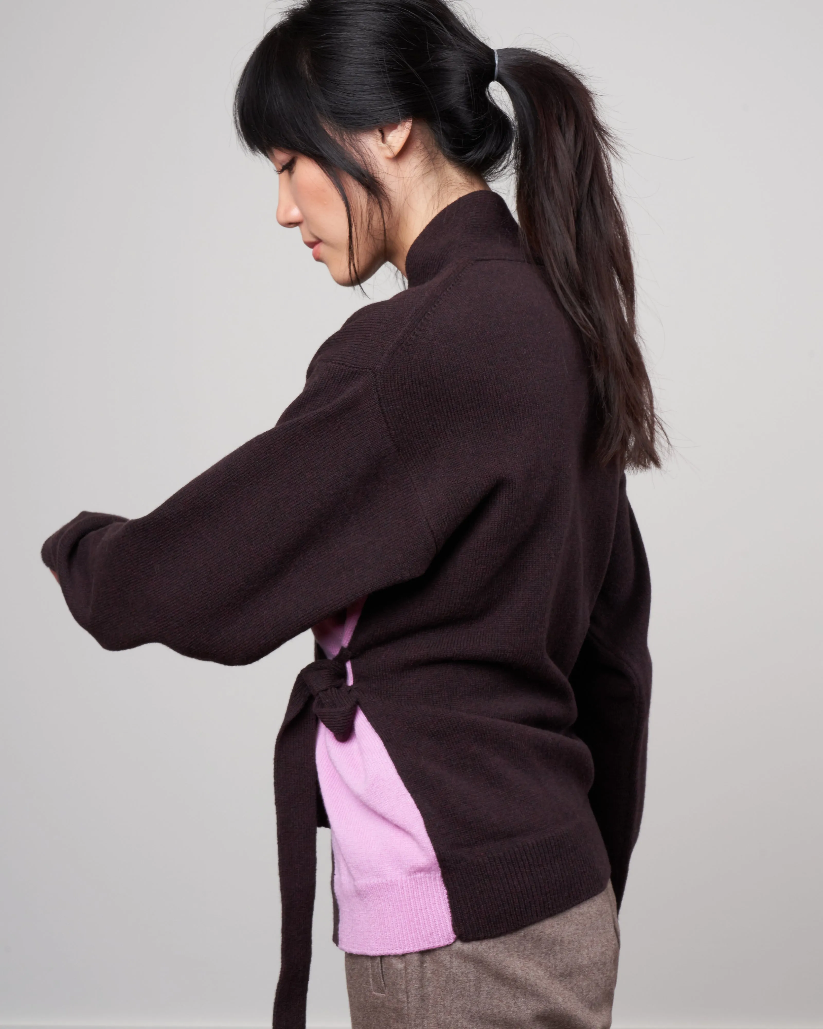 tierney wrap cardigan - auber 357
