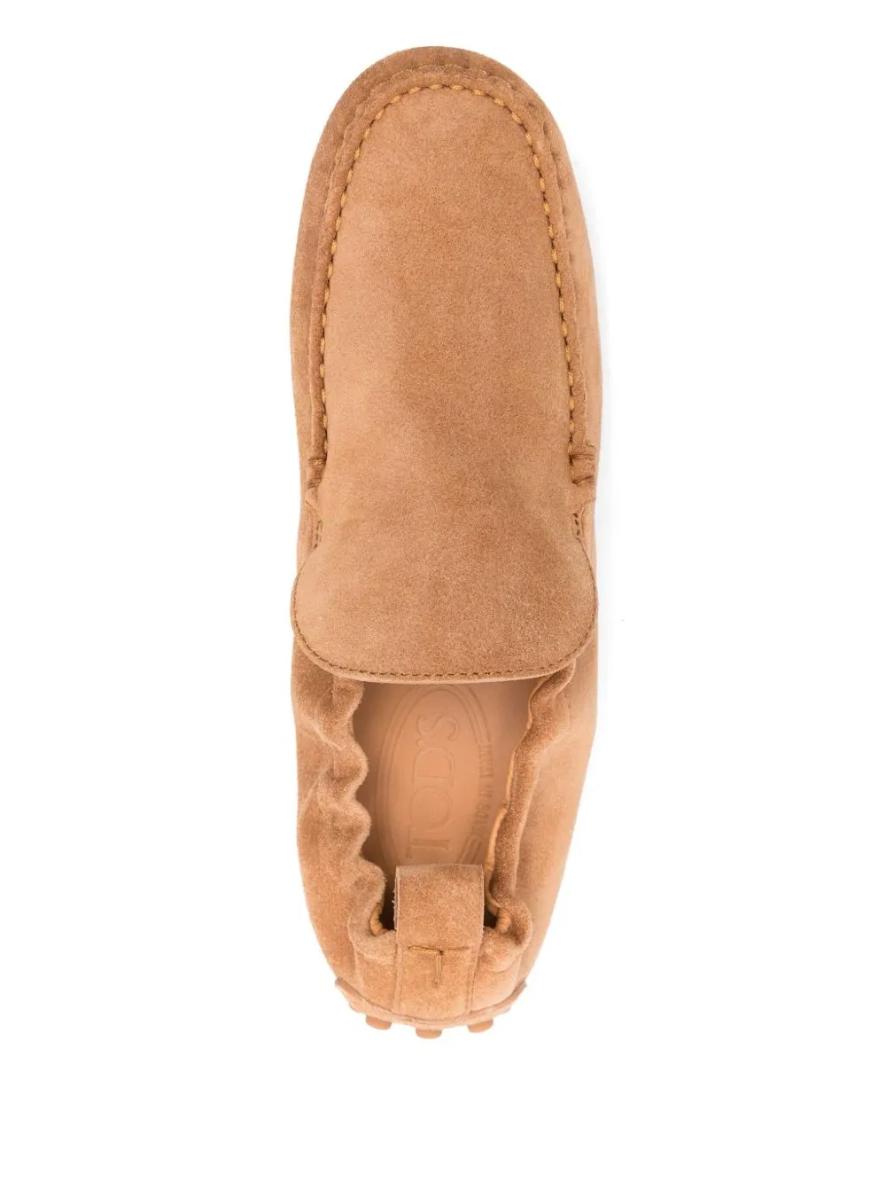 Tod's Camel Suede Leather Loafers
