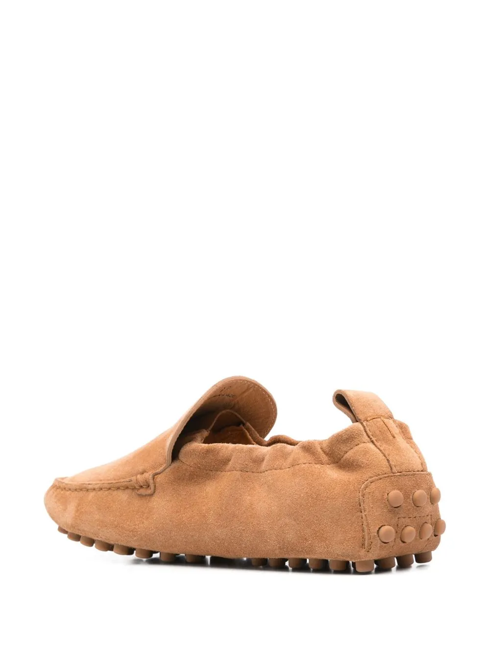 Tod's Camel Suede Leather Loafers