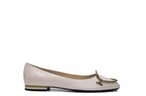 Tod's Women's Rose Leather Buckle Ballerina Flat BOAT50 - 40% OFF