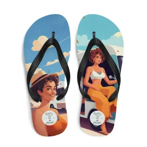 Travel Vibes Flip-Flops