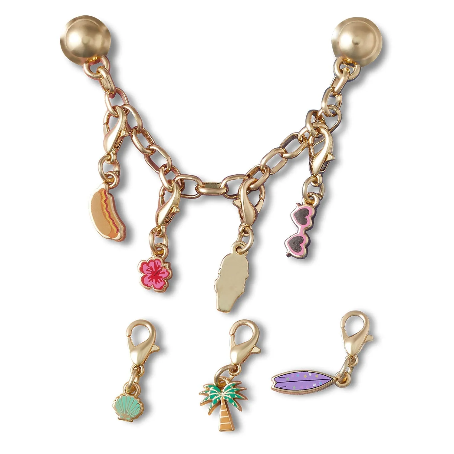 Tropical Removable Charm Chain Jibbitz
