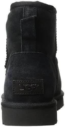 UGG Women's Classic Mini II Boot, Black, 8