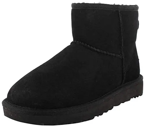 UGG Women's Classic Mini II Boot, Black, 8