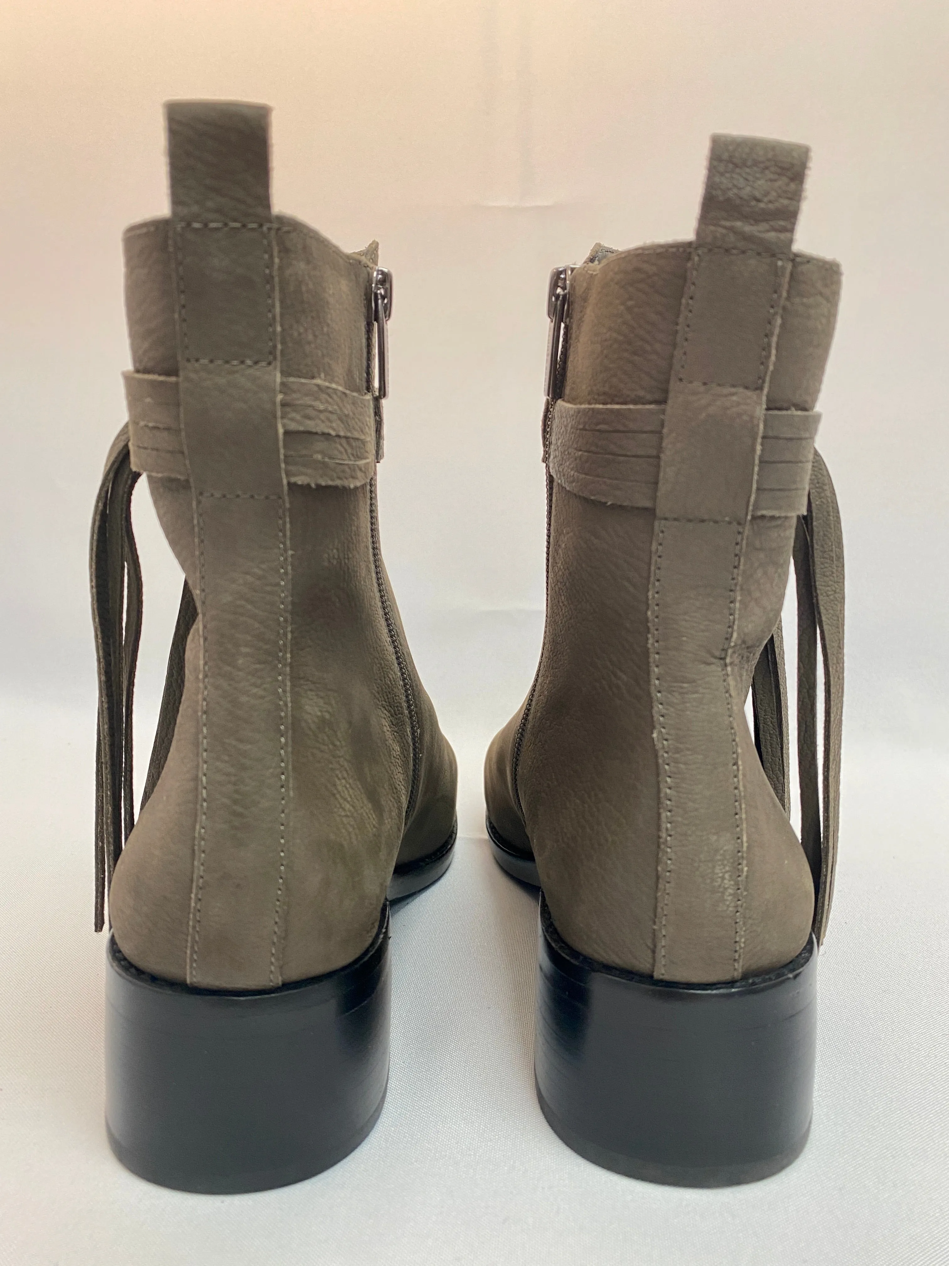 Vince Camuto Bootie With Side Suede Fringe