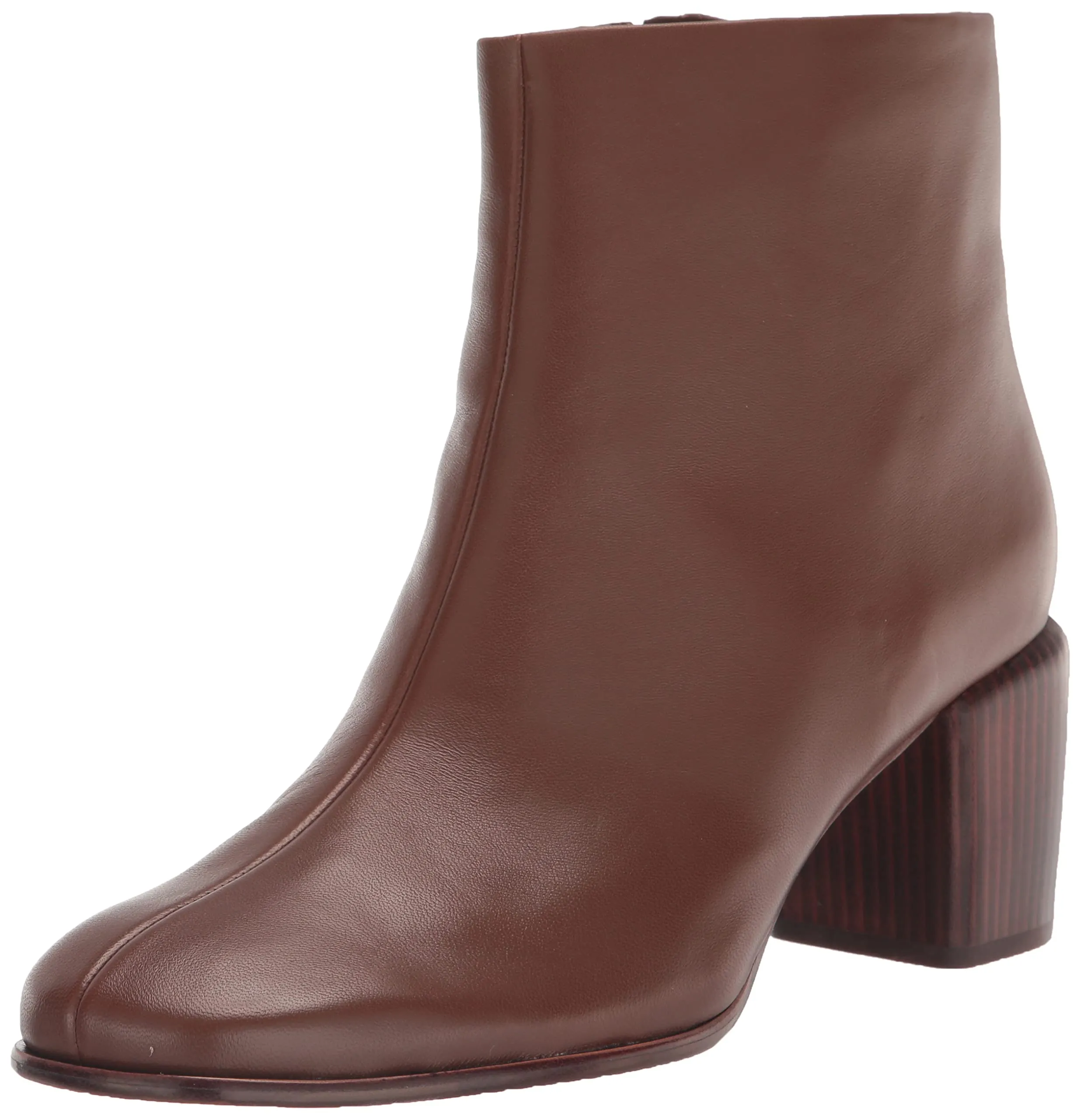 Vince Womens Maggie Bootie Coffee Brown Leather 8 M