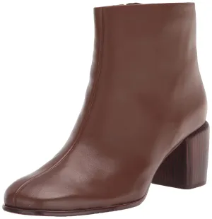 Vince Womens Maggie Bootie Coffee Brown Leather 8 M