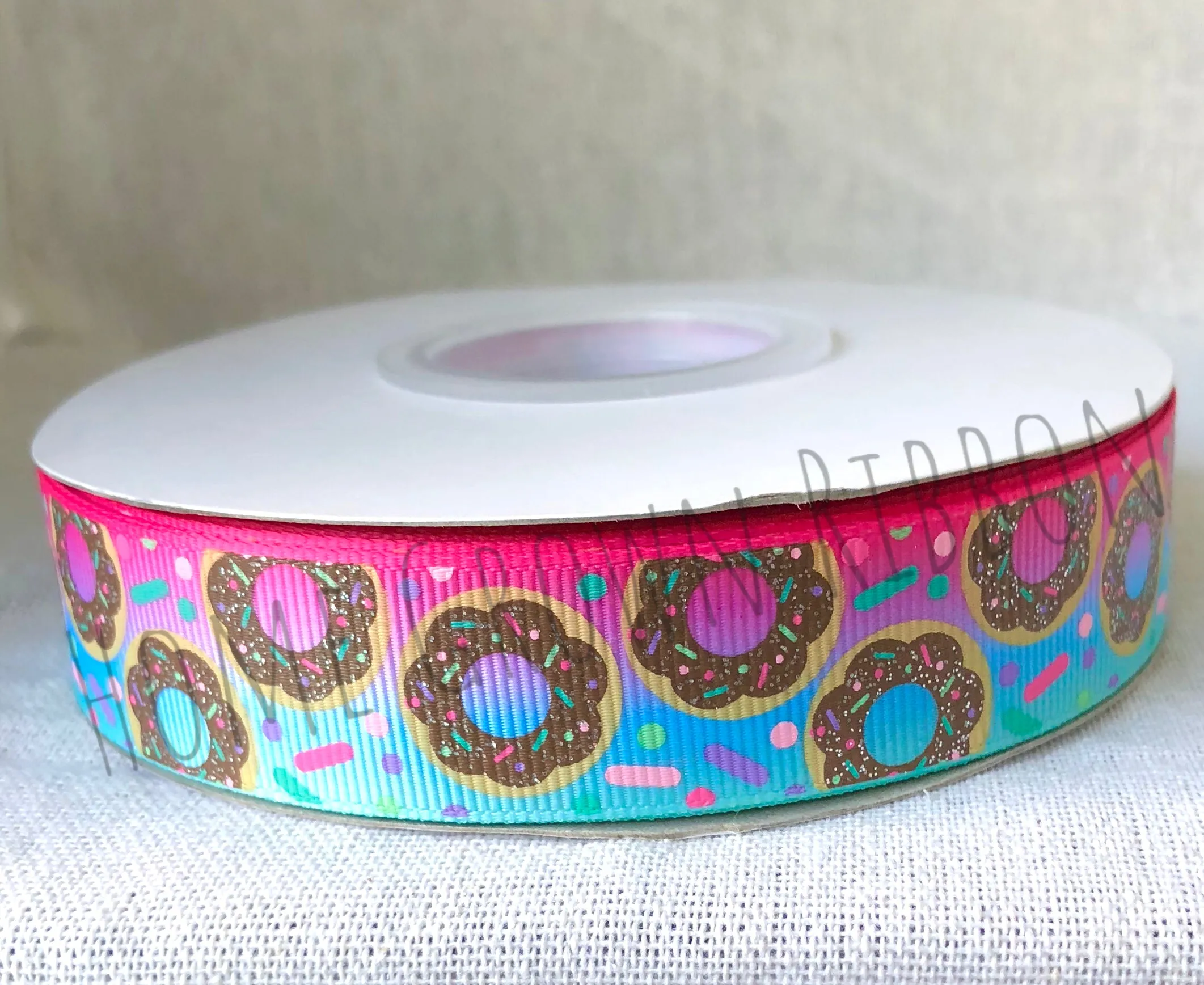 Whatever Sprinkles Your Donut - Donuts and Sprinkles - Ombre - 7/8 Inch - USDR