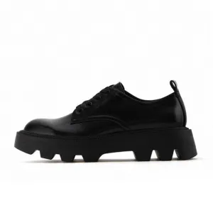 Women Flat Shoes Platform Thick Bottom Lace Up