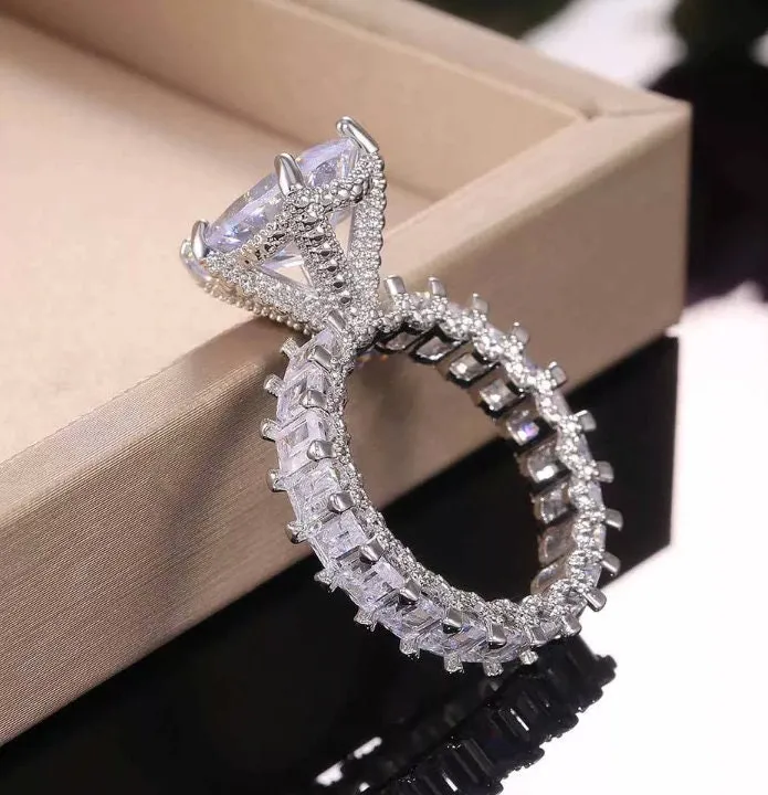 Womens Eternity Ring | Eternity Ring | Engagement Ring | Teardrop Ring | Teardrop Engagement Rings | Pear Shaped Engagement Ring | Pear Ring