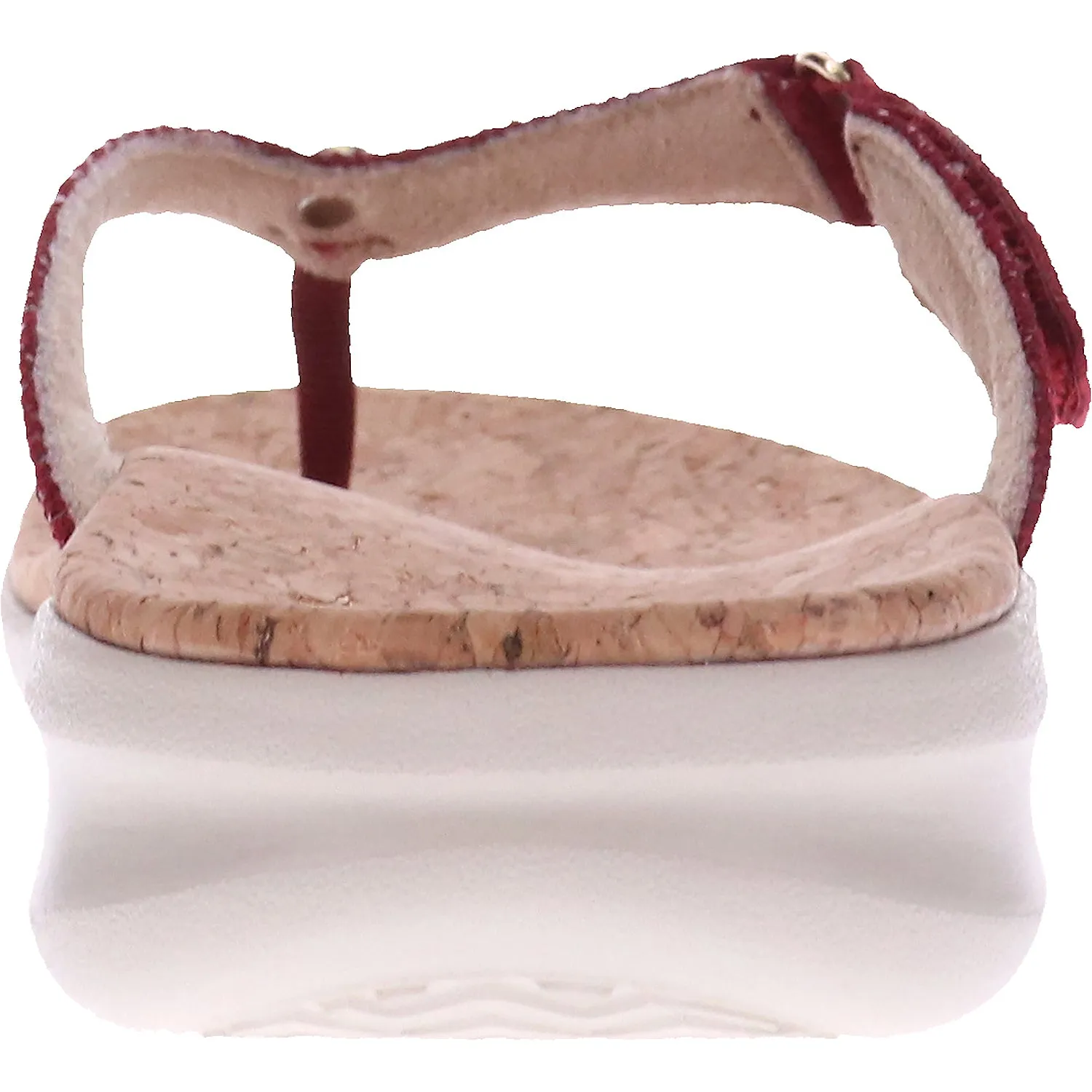Women's Revere Napoli Cherry Lizard Leather