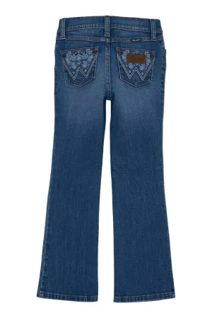 Wrangler Girls Adeline Bootcut Jean with Paisley Pocket Detail